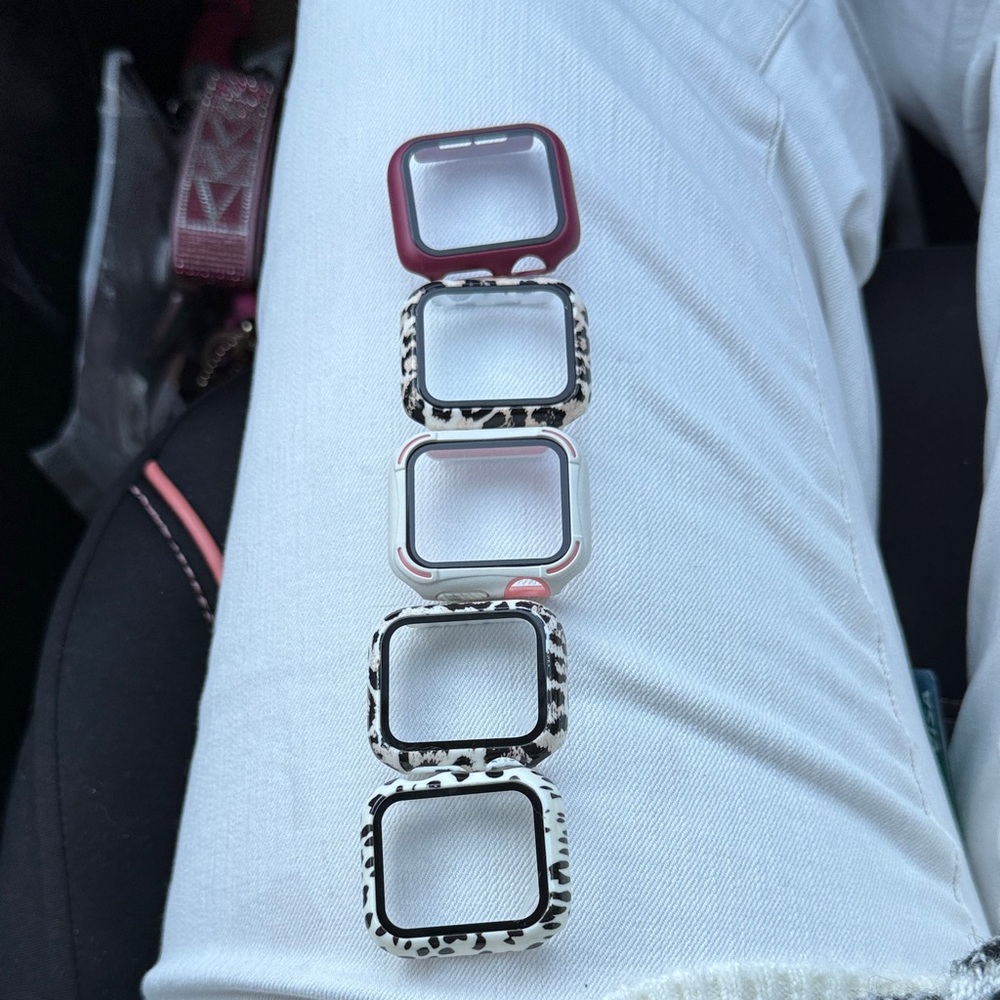 Amazon Smartwatch Cases - Maroon, Leopard, White